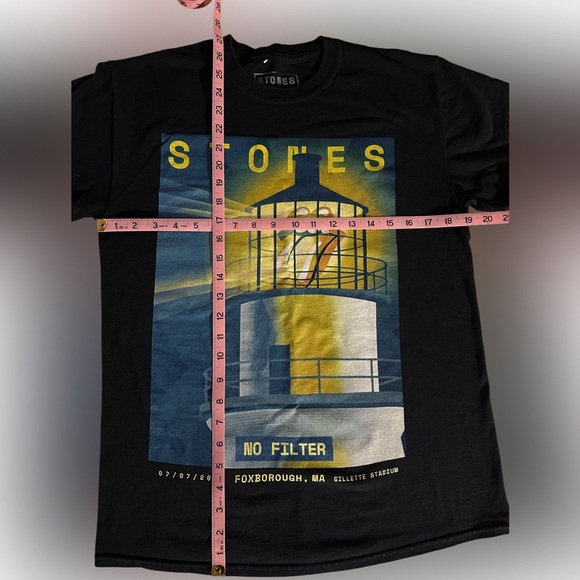THE ROLLING STONES 2019 NO FILTER TOUR T-SHIRT - Picture 2 of 4